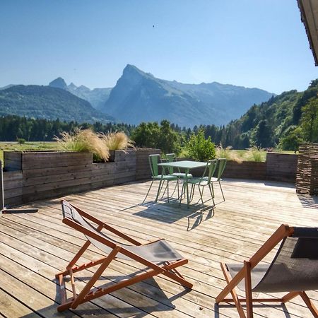 Duplex 2 Chambres Avec Grande Terrasse, Animaux Acceptes, A Samoens - Fr-1-642-77 Екстер'єр фото