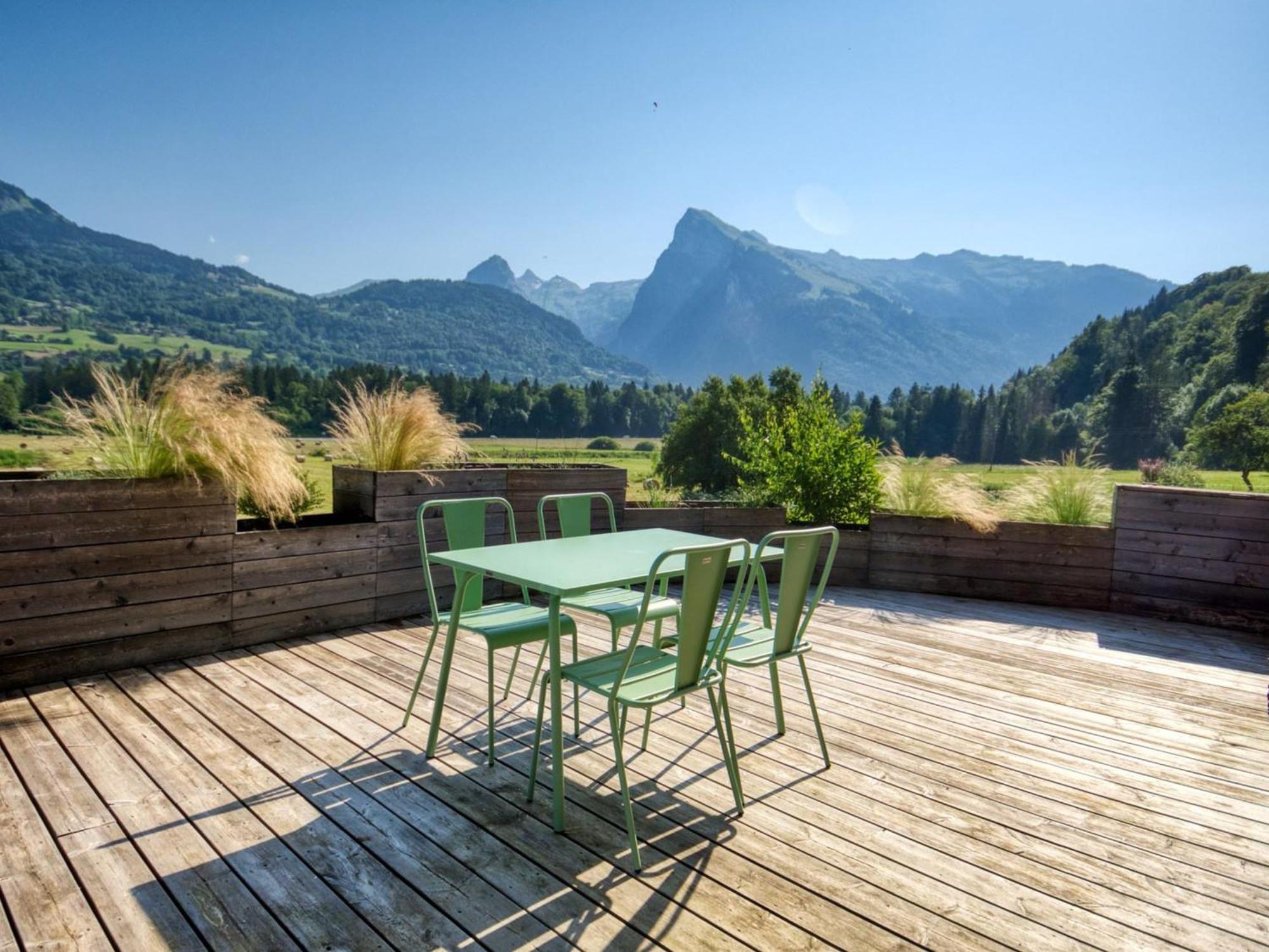 Duplex 2 Chambres Avec Grande Terrasse, Animaux Acceptes, A Samoens - Fr-1-642-77 Екстер'єр фото